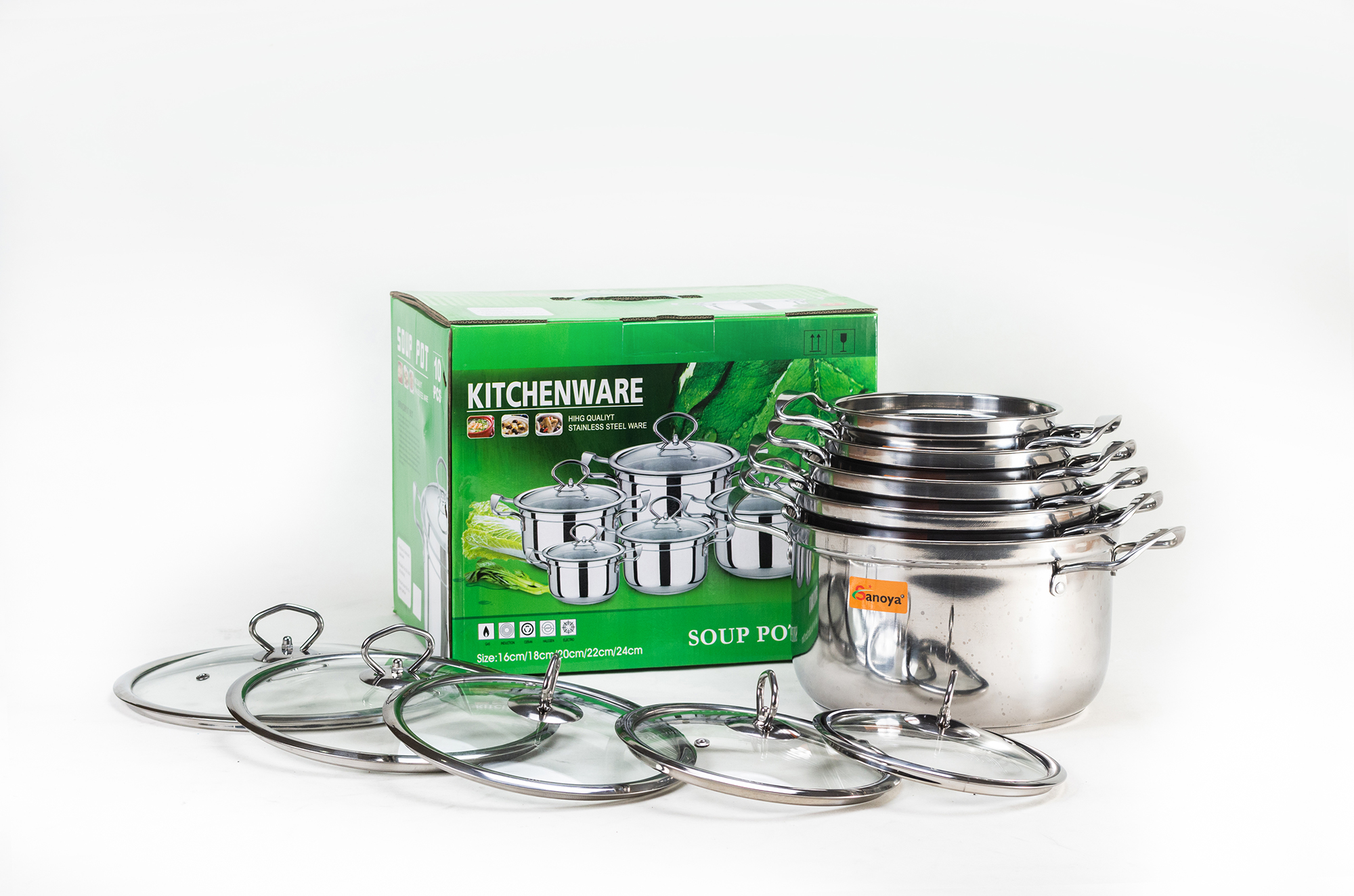 SOUP POT STAINLESS 5 SET