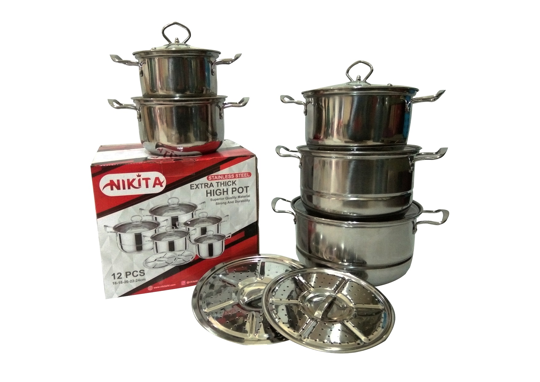 HIGH POT STAINLESS SET